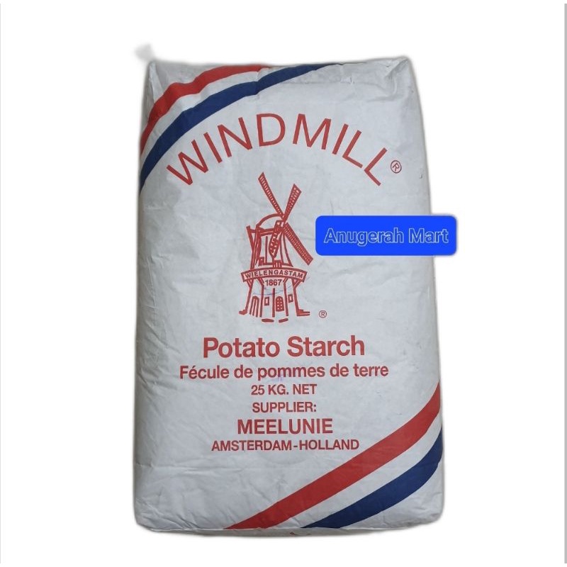 

Tepung Sang Fen Tepung Kentang Potato Starch Windmill 25kg