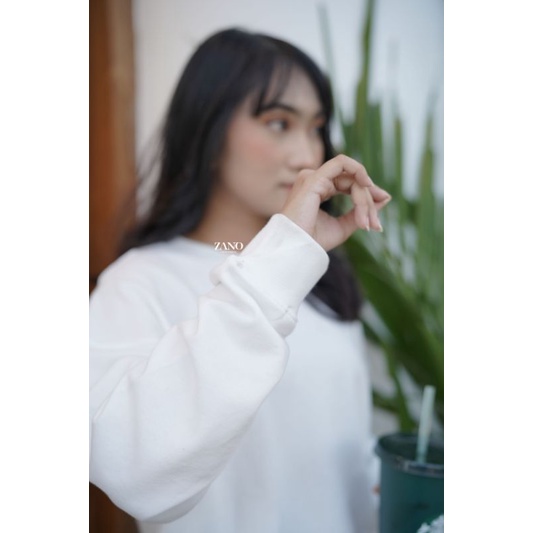 ZANO BASICS Sweater Crop Angel-2