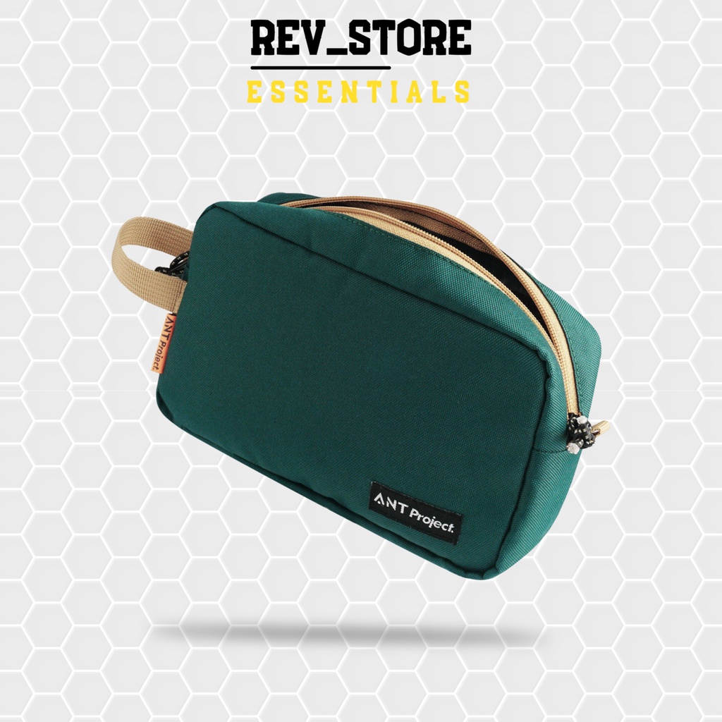 REV X ANT - Pouch Handbag Doppkit IRISH Gren - Clutch Bag Unisex