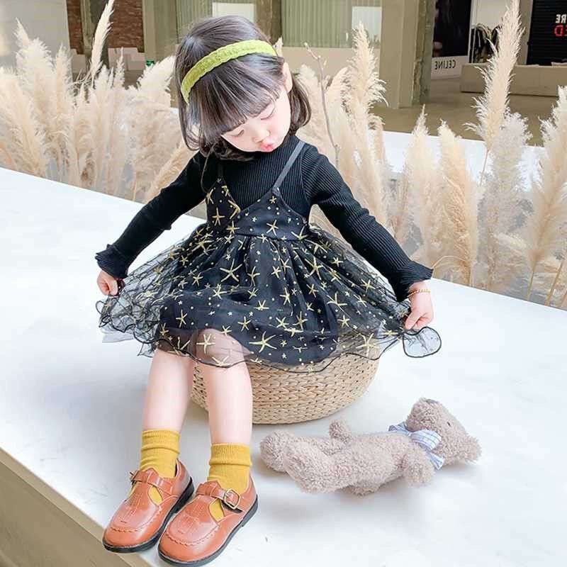 BARU! LIA006 -  Dress Korea Bayi 0-3 tahun Perempuan Fashion Terlaris Baju Pesta Pergi Jalan