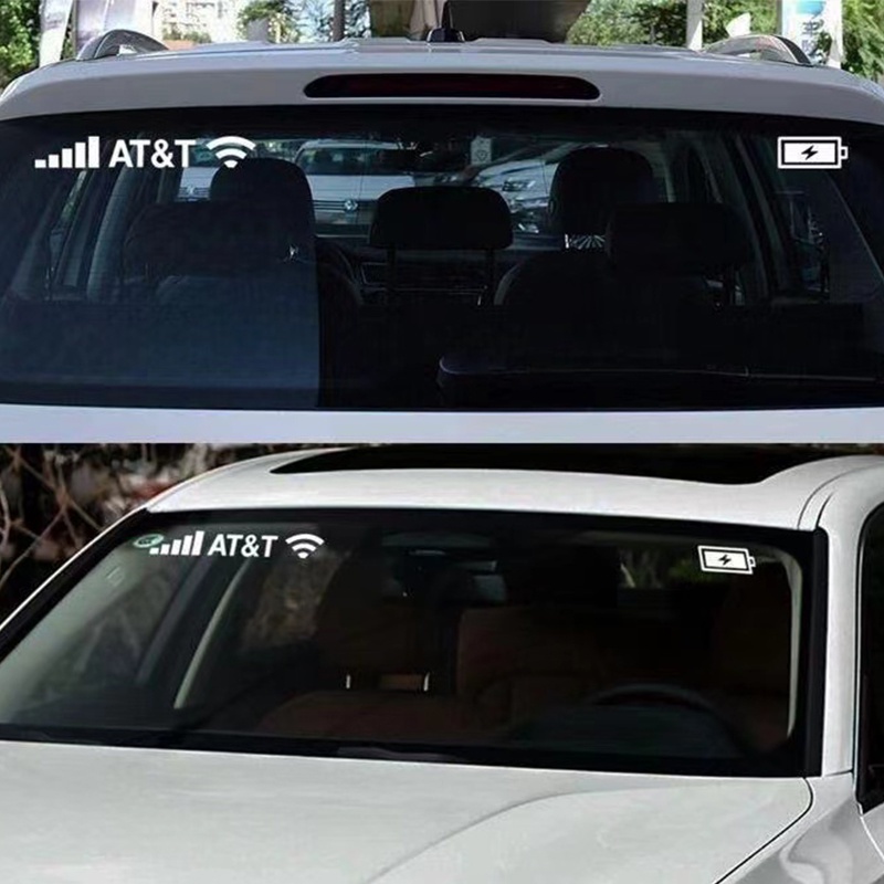 Stiker Peringatan Sinyal Wifi Tahan Air Viskositas Tinggi Untuk Mobil / Motor