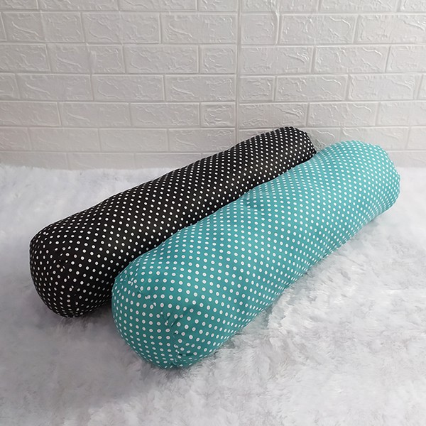 Guling Tidur Silicon Motif Polkadot Size 75x20cm