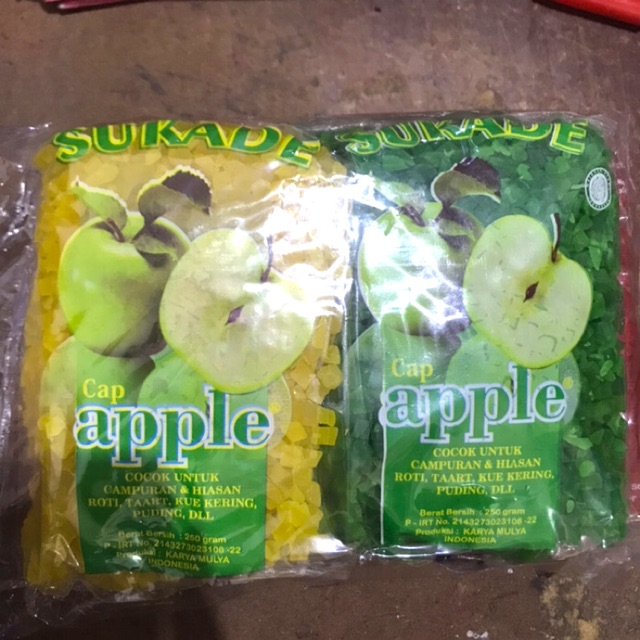 

Sukade Apel Warna Warni 10x1kg - Gosend Only!