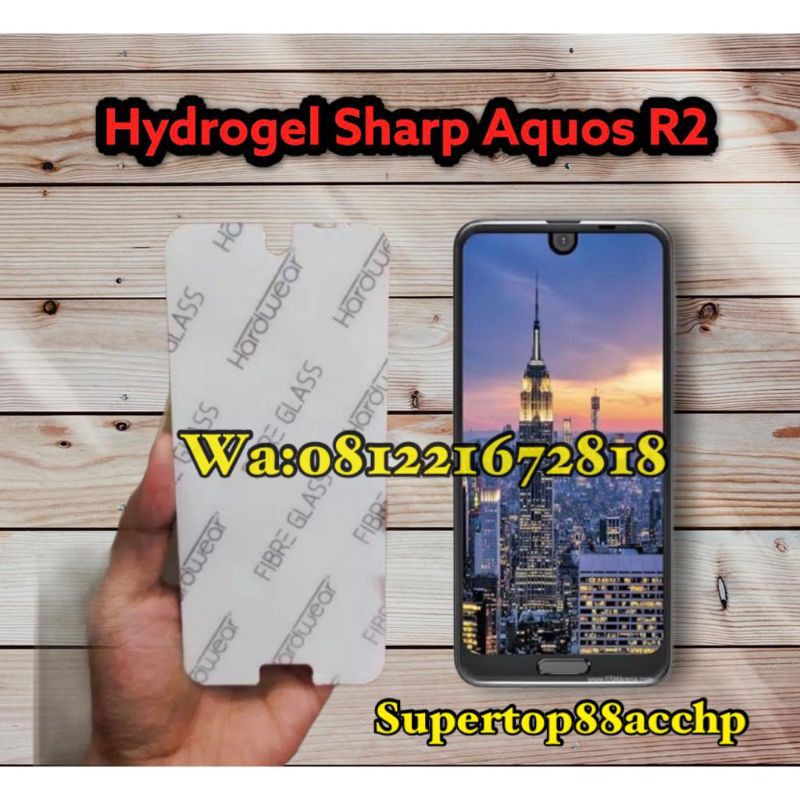 Sharp Aquos R2 Anti Gores Hydrogel Full Screen Protector