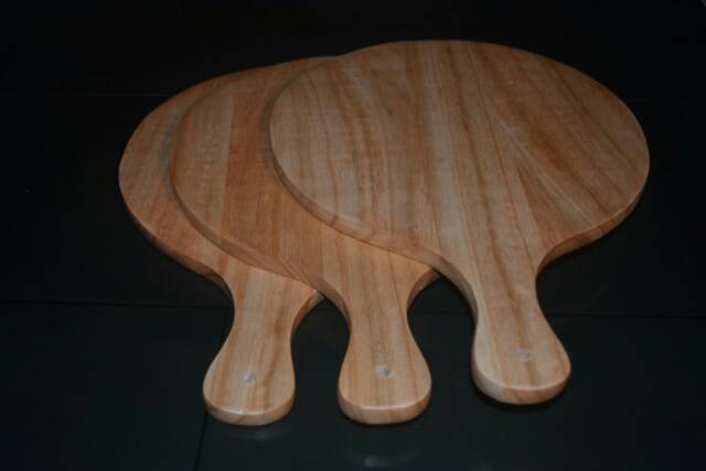 Talenan Kayu 25cm PIZZA MAHONI / Wooden Cutting Board PIZZA MAHONI 25cm