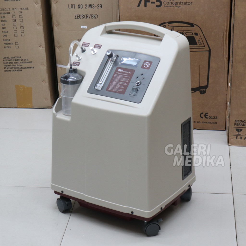 Oxygen Concentrator GEA 7F-10 LPM - Oksigen Konsentrator 10Liter Medical Grade Stable Oxygen Supply