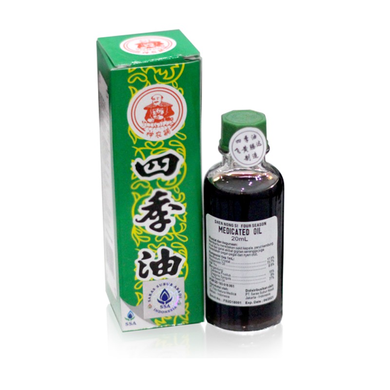 SHEN NONG SHI FOUR SEASON MEDICATED OIL 20 ML