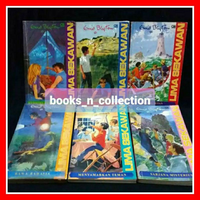 Novel lima sekawan enid blyton bekas