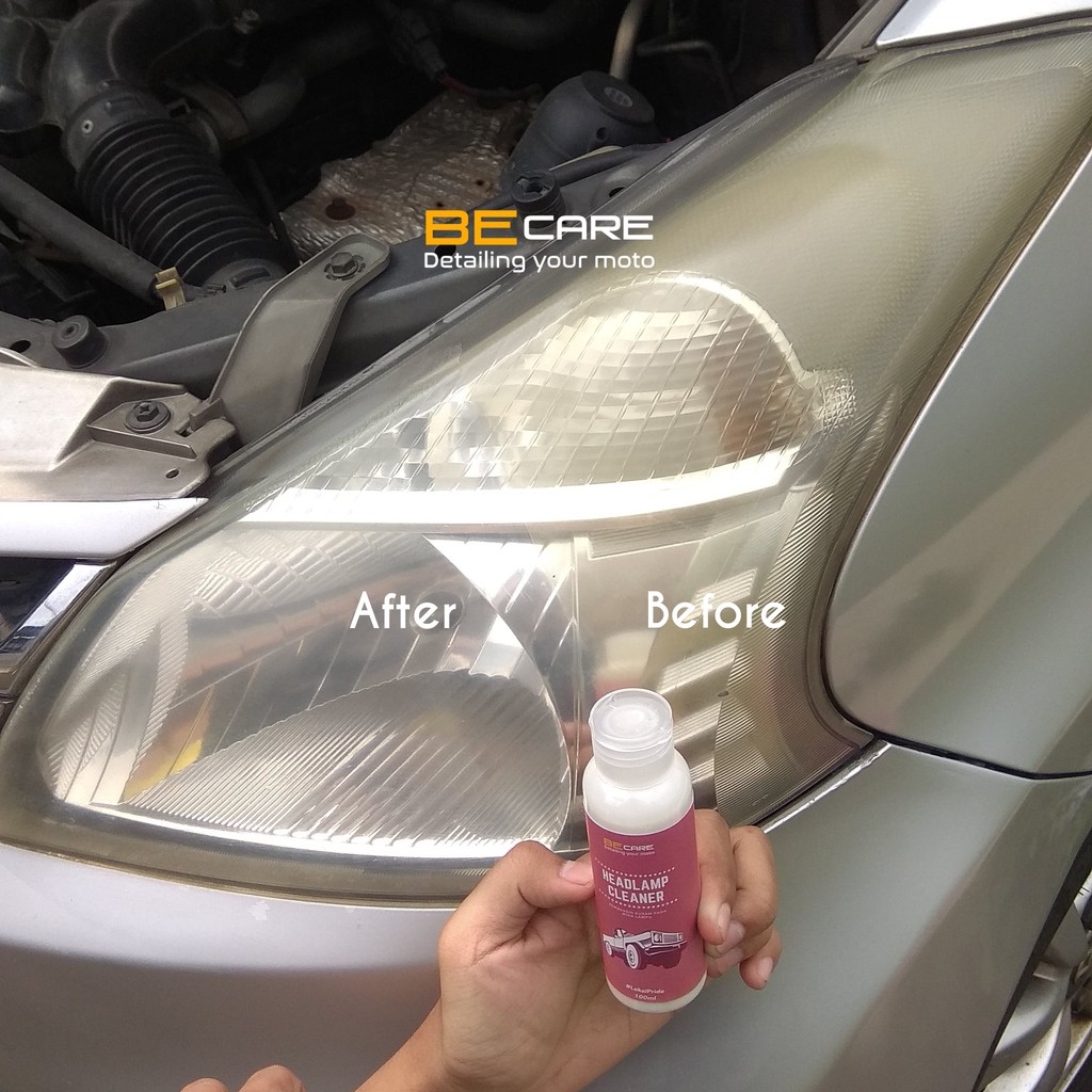 Headlamp Cleaner Pembersih Pengkilap Penghilang Kuning Kusam Mika Kaca Lampu Mobil