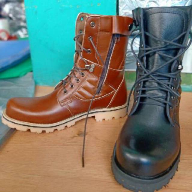 SEPATU PDL SAFETY KULIT ASLI BOOT OC-28A / SEPATU BOOT DINAS LAPANGAN