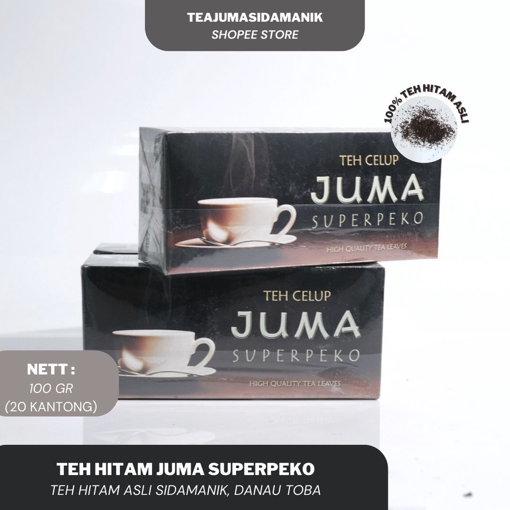 

Teh Hitam Teh Juma Sidamanik Superpeko Teh Celup (20 Kantong)
