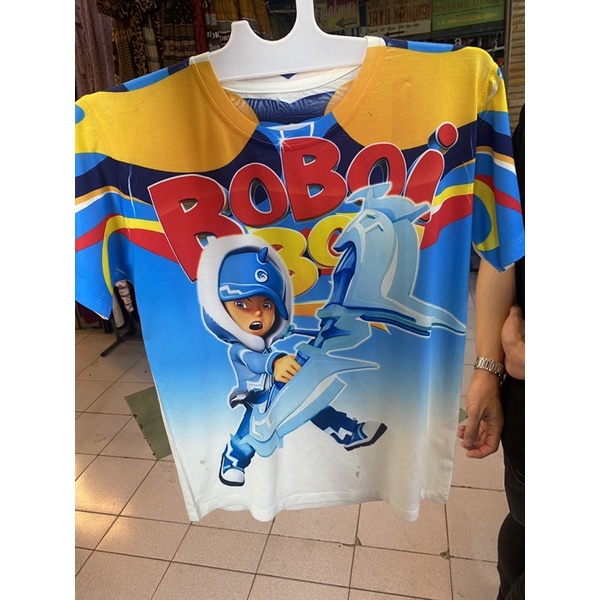 kaos baju anak boboiboy kids katun combed