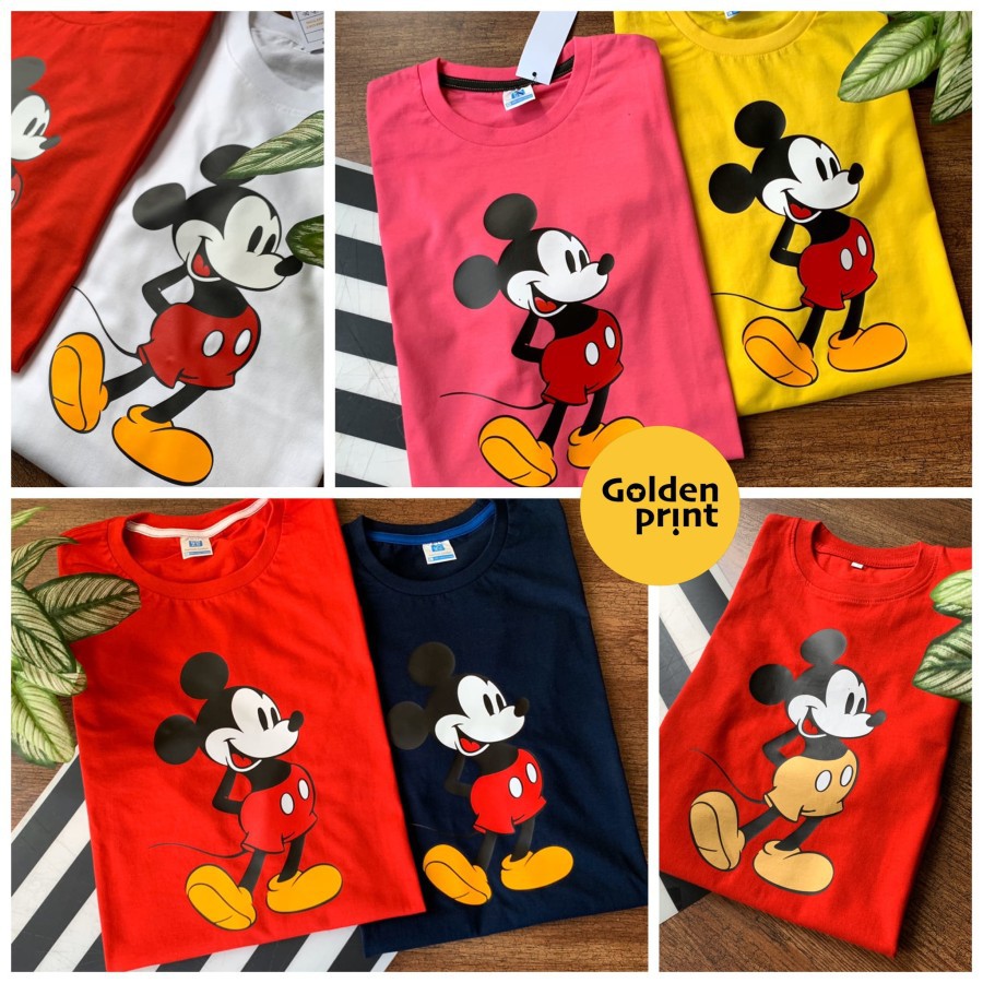 Kaos mickey mouse size dewasa / mickey mouse