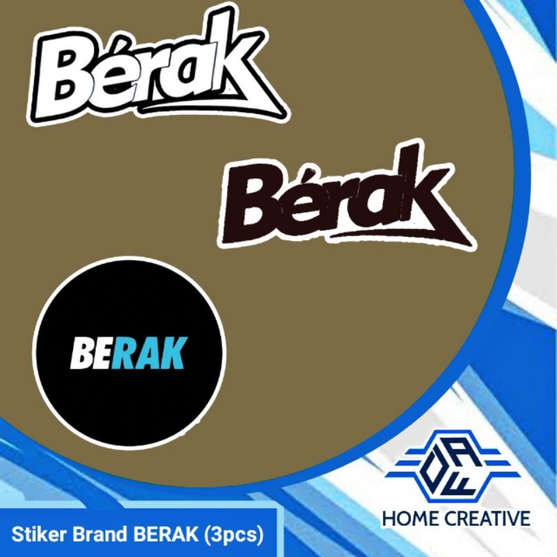 

stiker Berak/sticker berak/stiker logo brand distro Berak