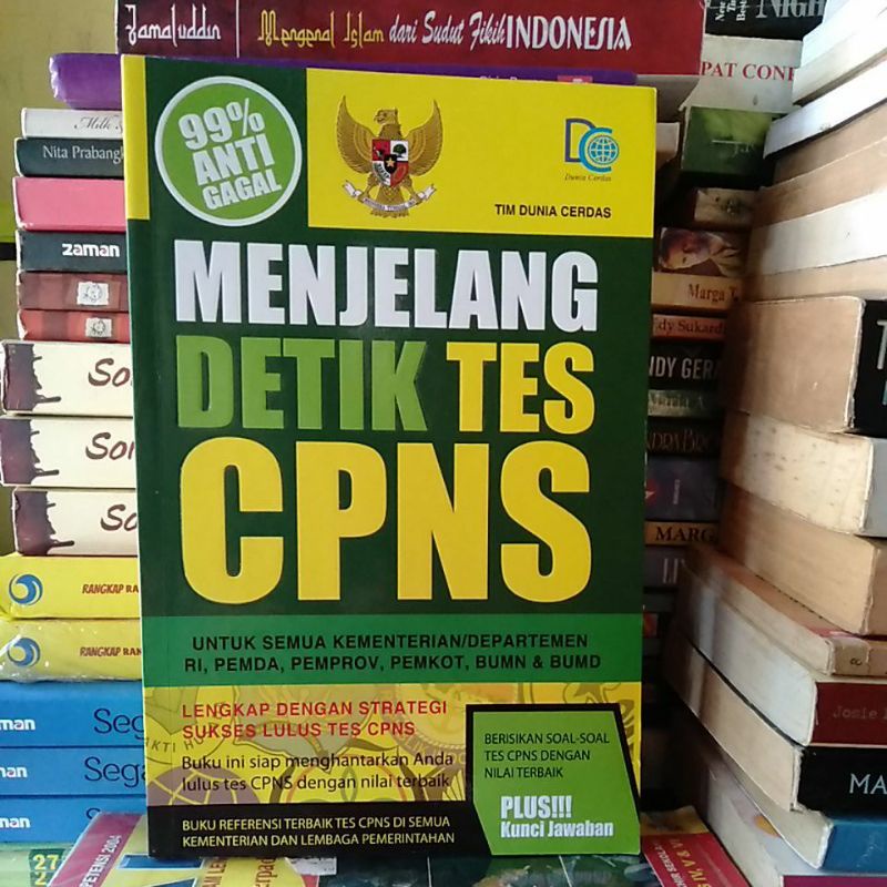 

Buku menjelang detik Tes CPNS-Ori