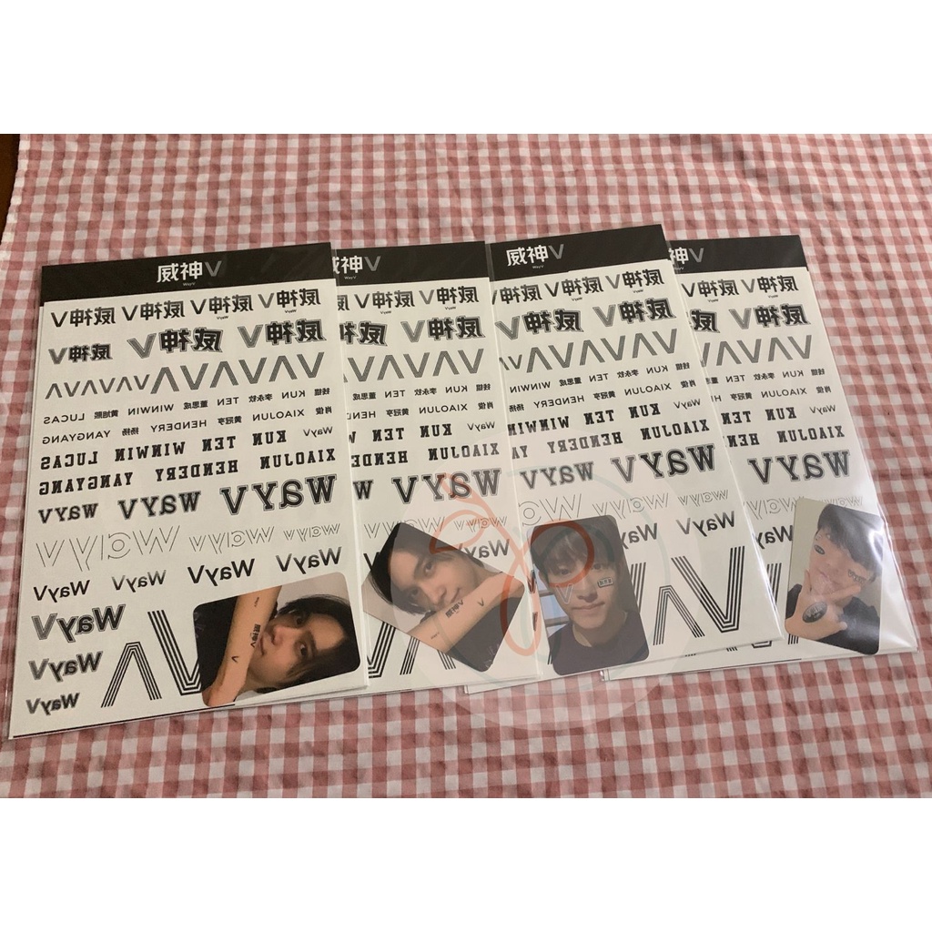 WayV 3rd Anniversary Tattoo Set Hendery Ten