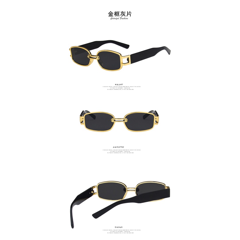 (YUZHU) COD Kacamata Hitam Korean Ulzzang Gaya Wanita Rectangle Shades Retro KACA MATA Sunglasses