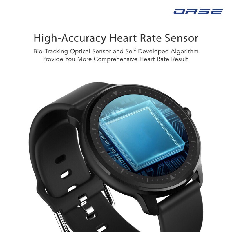 OASE Smartwatch Smartband for Health 10 Days Battery Android iOS H12W FREE STRAP Garansi 1 Tahun