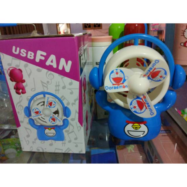 New  Kipas angin duduk Mini fan doraemon
