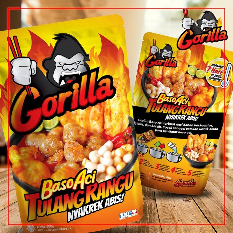 

gorilla bakso aci tulang rangu 200gr