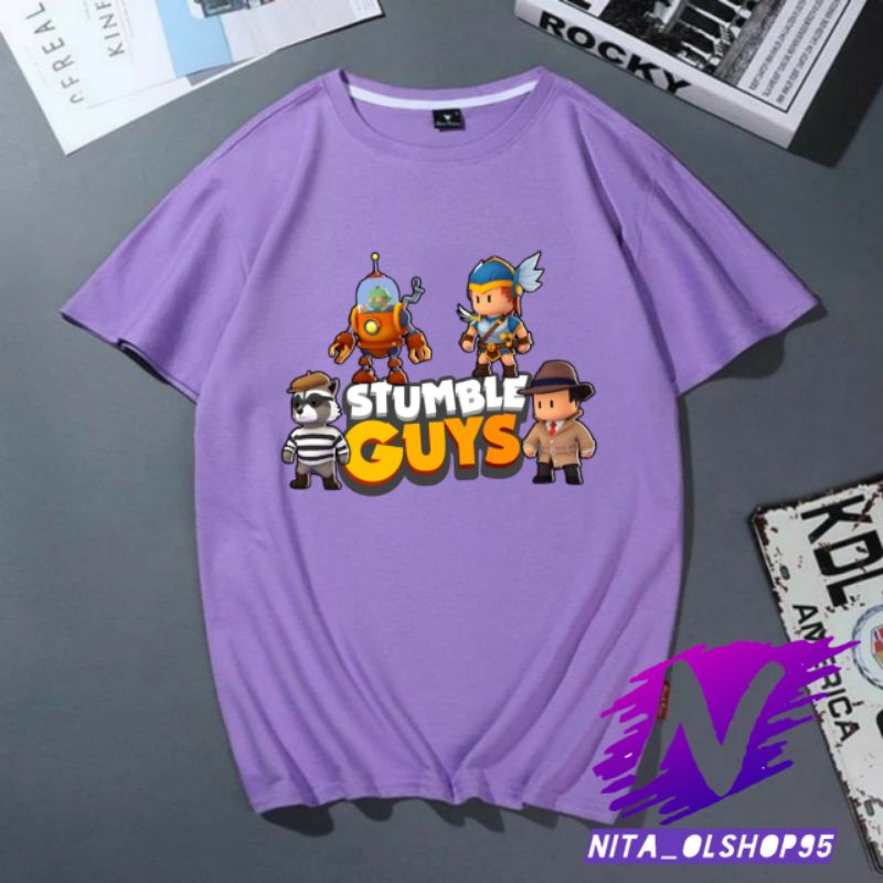 kaos stumble guys terbaru baju kaos anak stumble guys