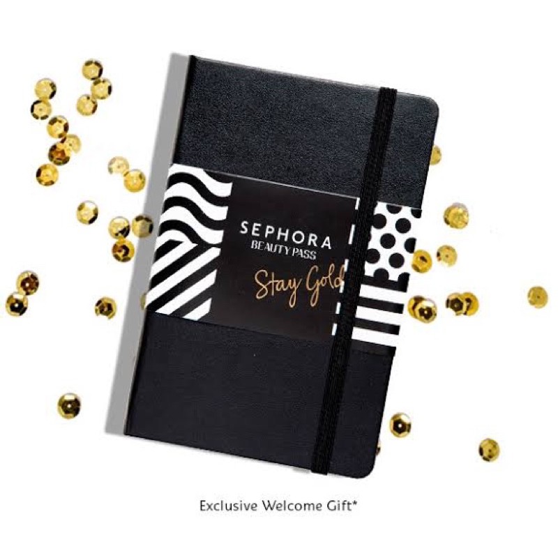 

Sephora Stay Gold Moleskine Notebook limited edition