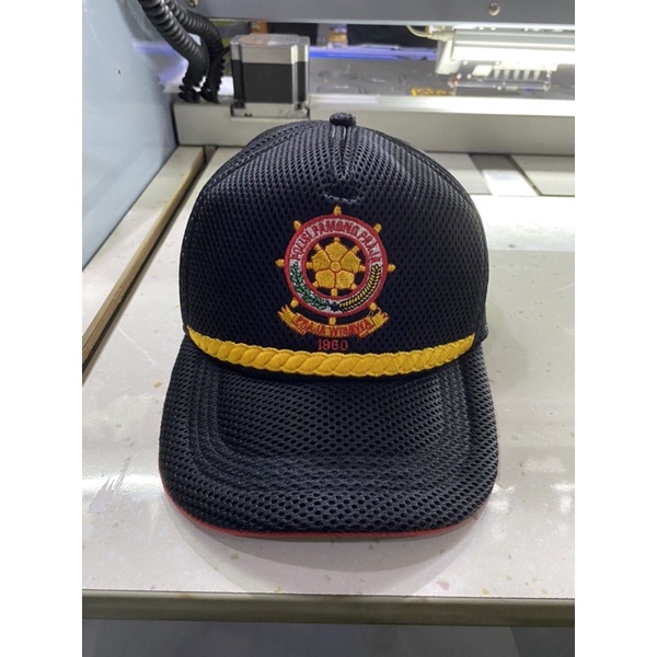 Topi pol pp golongan  lll warna hitam