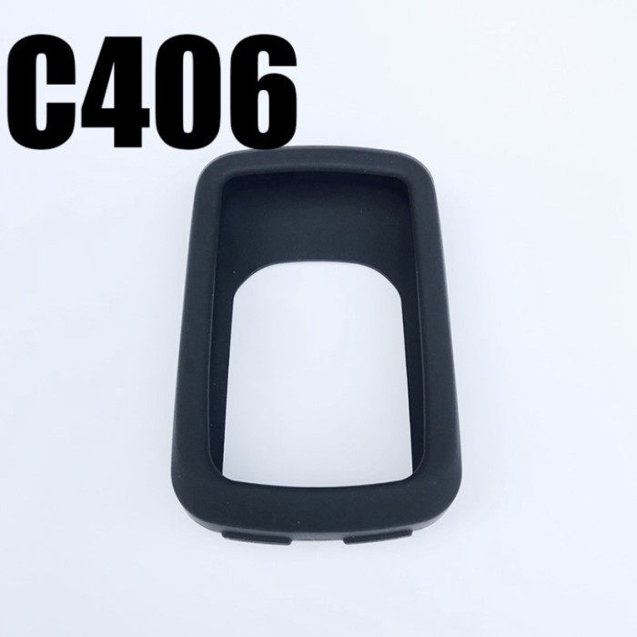 Casing Speedometer Magane C-406 Case Silicone untuk Magene C-406 Black