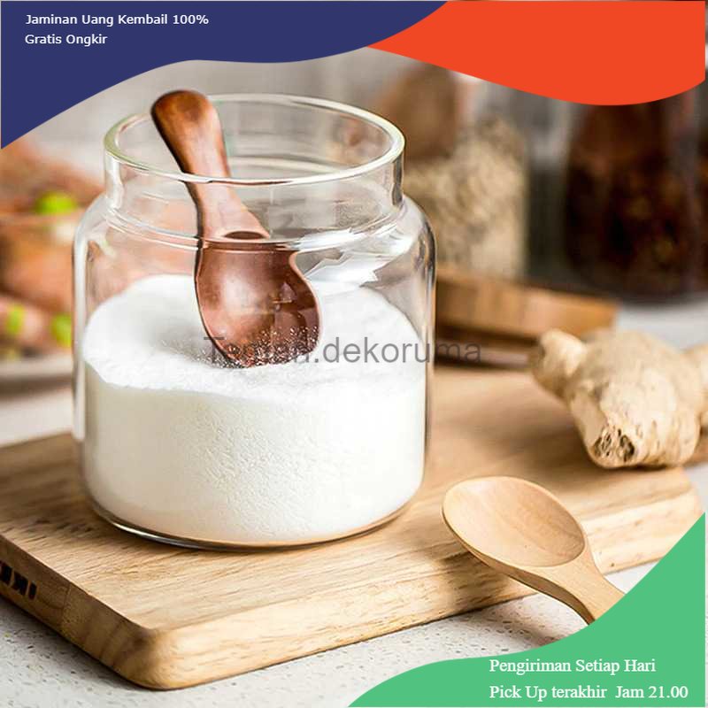 TD - RMH BalmyDays Sendok Bumbu Kecil Bahan Kayu Wooden Spice Spoon 4PCS RR-21