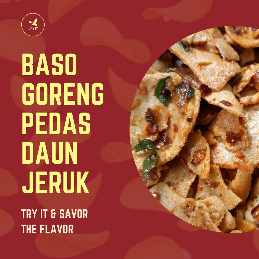 

Keripik Basreng / Baso Goreng Pedas Daun Jeruk Lavy Eat