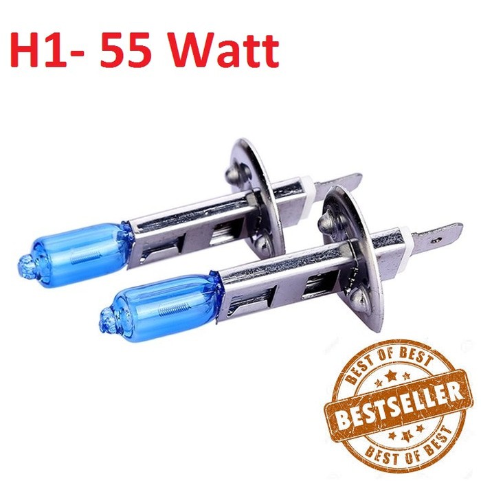 Lampu Bolam H1 Halogen Putih 5500 Kelvin