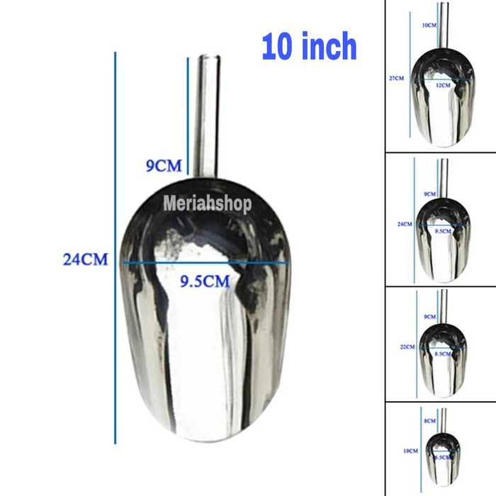 Scoop Ice / Scoop Ice Batu / Scoop Ice Cube Stainless steel (besar)