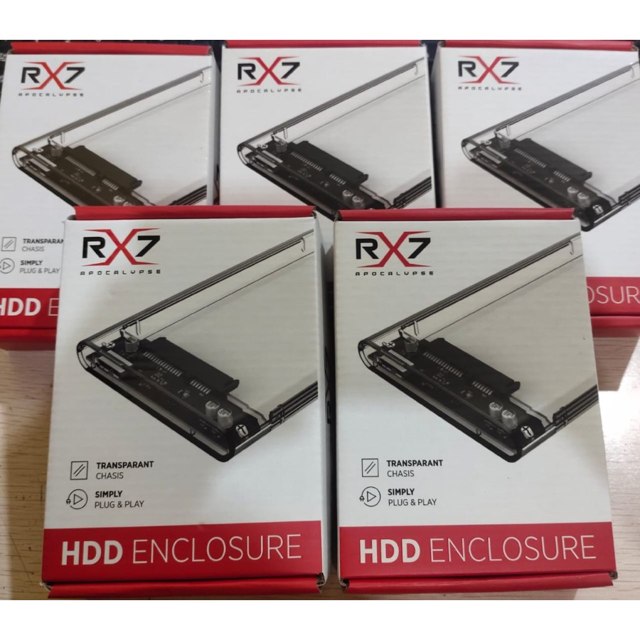 CASING HARDISK EXTERNAL CASE 2.5" USB 2.0 HDD ENCLOSURE RX7