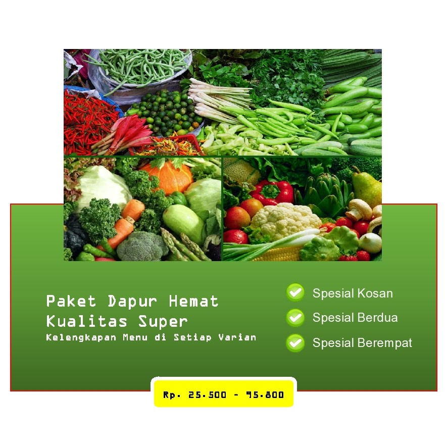 

Spesial Anti Ribet Paket Dapur Hemat [Kualitas Super][SUPER HEMAT][VARIAN][BACA DESKRIPSI]