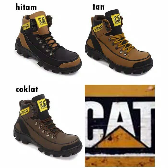 SEPATU PRIA BOOTS CATERPILLAR ARGON UJUNG BESI