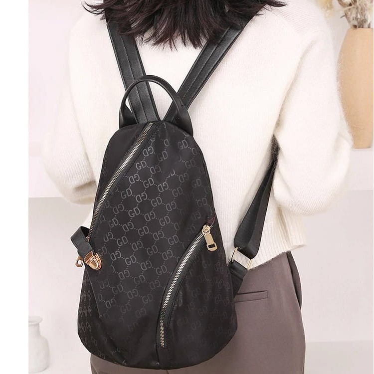 COD BAYAR DITEMPAT!!! 9538 Monogram One Shoulder Backpack