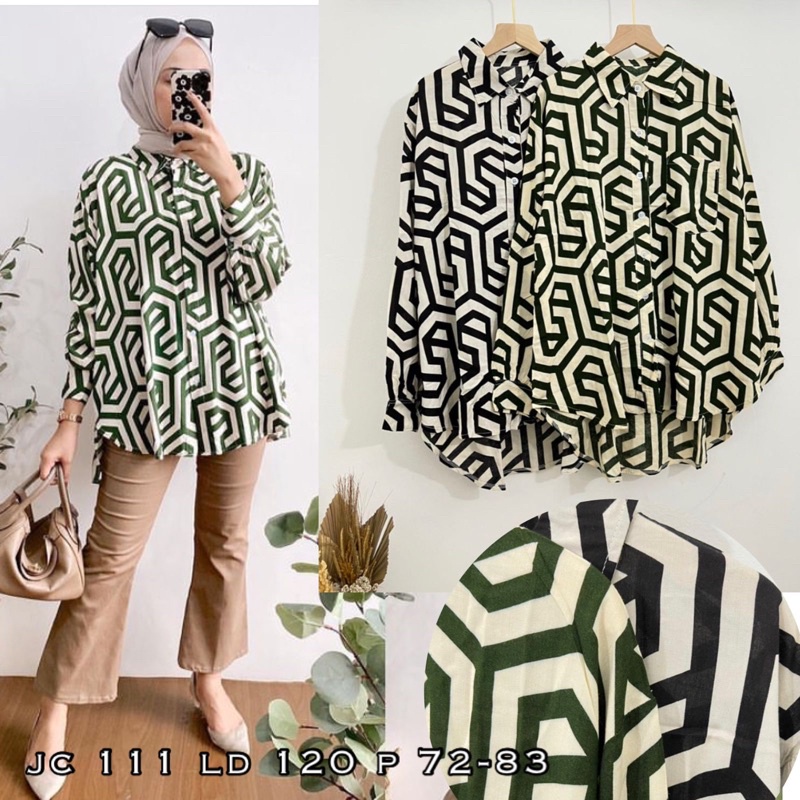 JOVITA PGMTA || KEMEJA RAYON WANITA || ATASAN RAYON