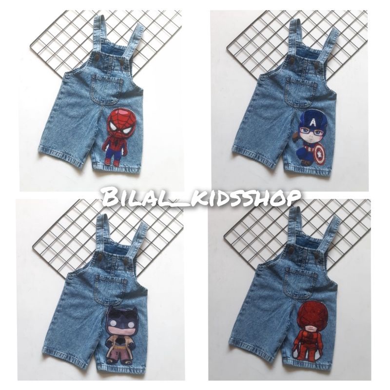 OVERALL LED (NYALA) SNOW/OVERALL JEANS ANAK