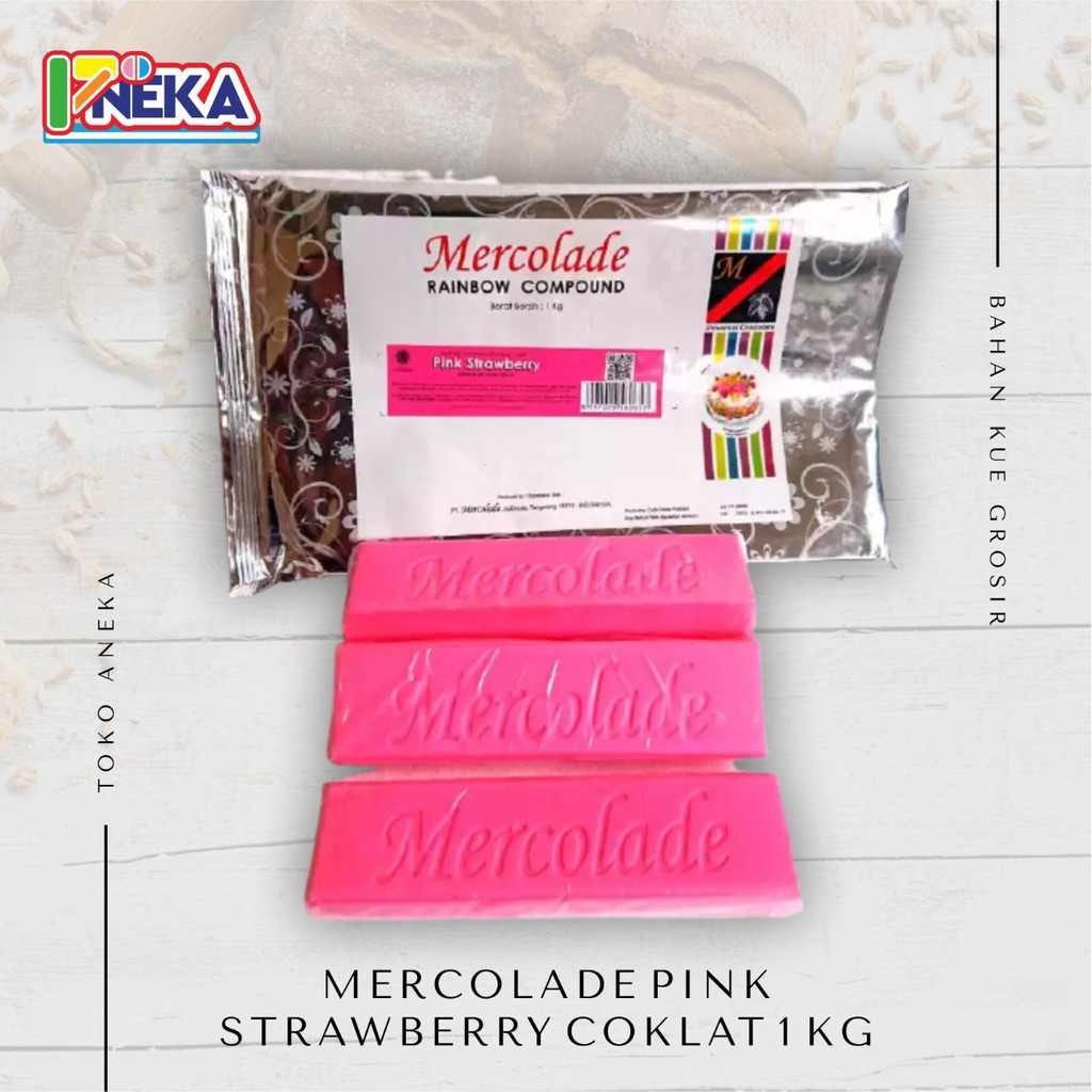 

Mercolade Coklat Batang Pink Strawbery 1Kg