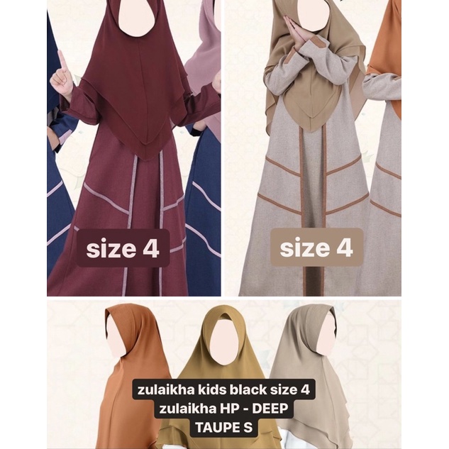 ZULAIKHA KHIMAR & MARYAM DRESS RAMADHAN SERIES PO ATELIER ANGELINA MARET 2022