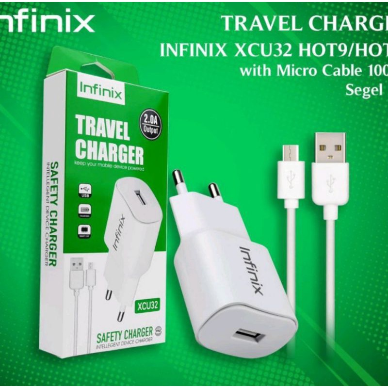travel Charger INFINIX Original New Hot 9 HOT 10 Hot 9 Play Smart 5 USB Micro Casan TC XCU32 Casan