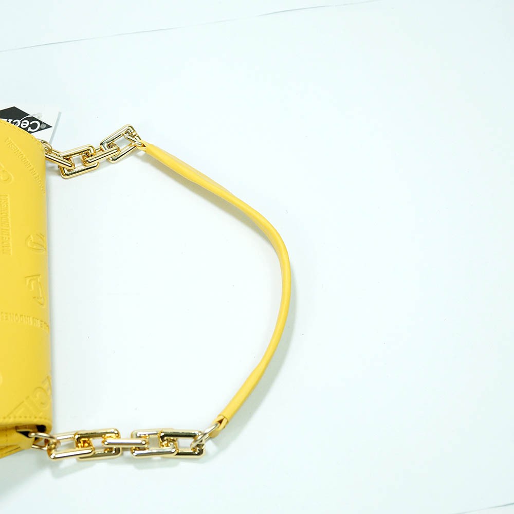 Tas Slempang Jinjing Wanita Kombi Rantai Gold 3798 Tas Gaya Wanita Kekinian Tas ootd