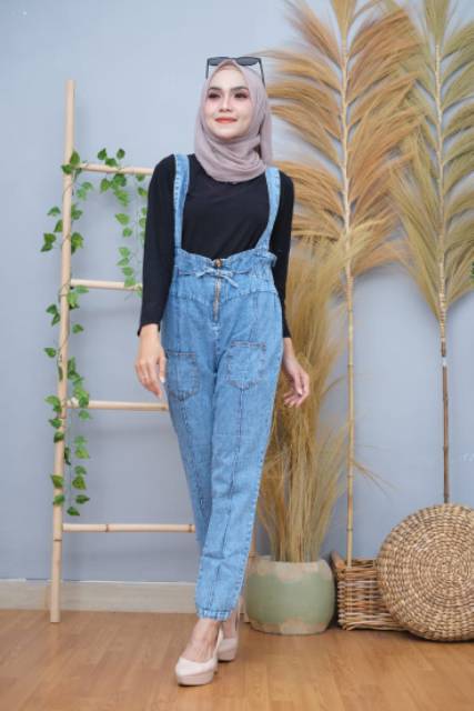 OVERALL CELANA JEANS WASH