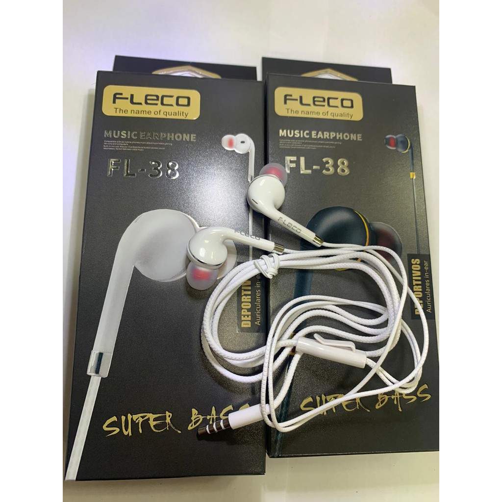 HANDSFREE EARPHONE FLECO FL33/FL32/FL38/FL17/FL24/FL09/FL10/FL16 SUPER BASS ORIGINAL