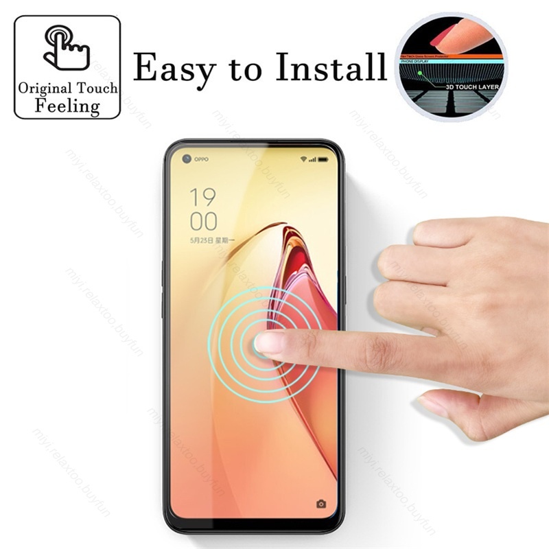 Pelindung Layar Tempered Glass Oppo Reno 8 4G Reno 8 5G Reno 8 Z Reno 8 Pro 5G Paket 2 in 1