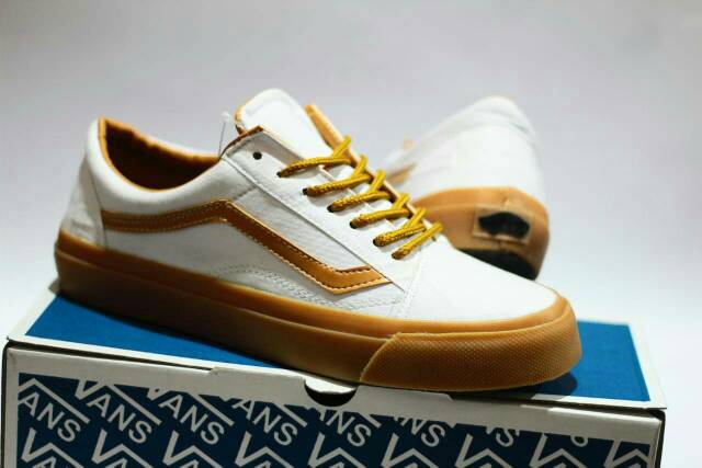 Siap Kirim Sepatu Vans Oldskool Bw N All White Sket Sekolah Olahraga Santai