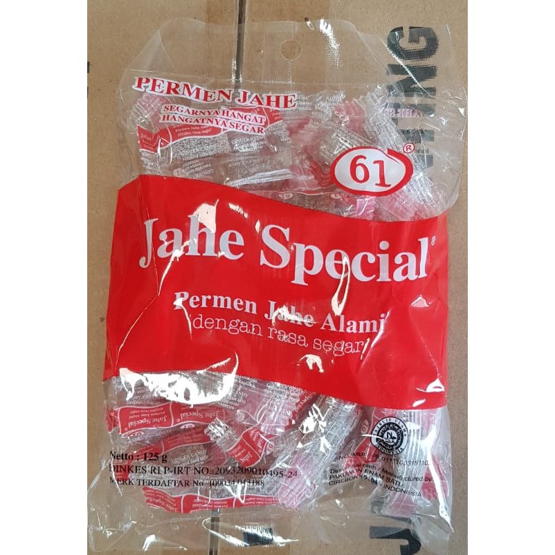 

PERMEN JAHE SPECIAL61 125 GR - SACK