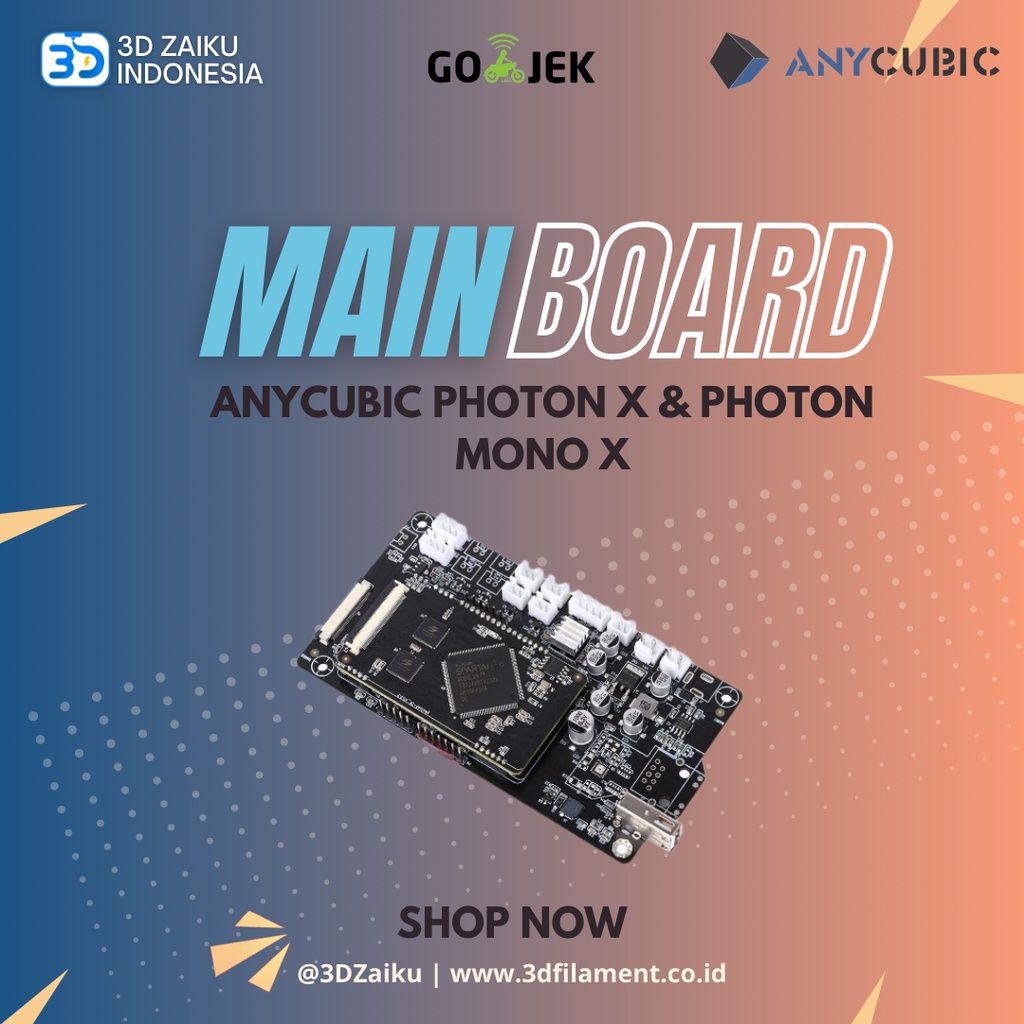 Anycubic Photon X dan Photon Mono X Mainboard Replacement