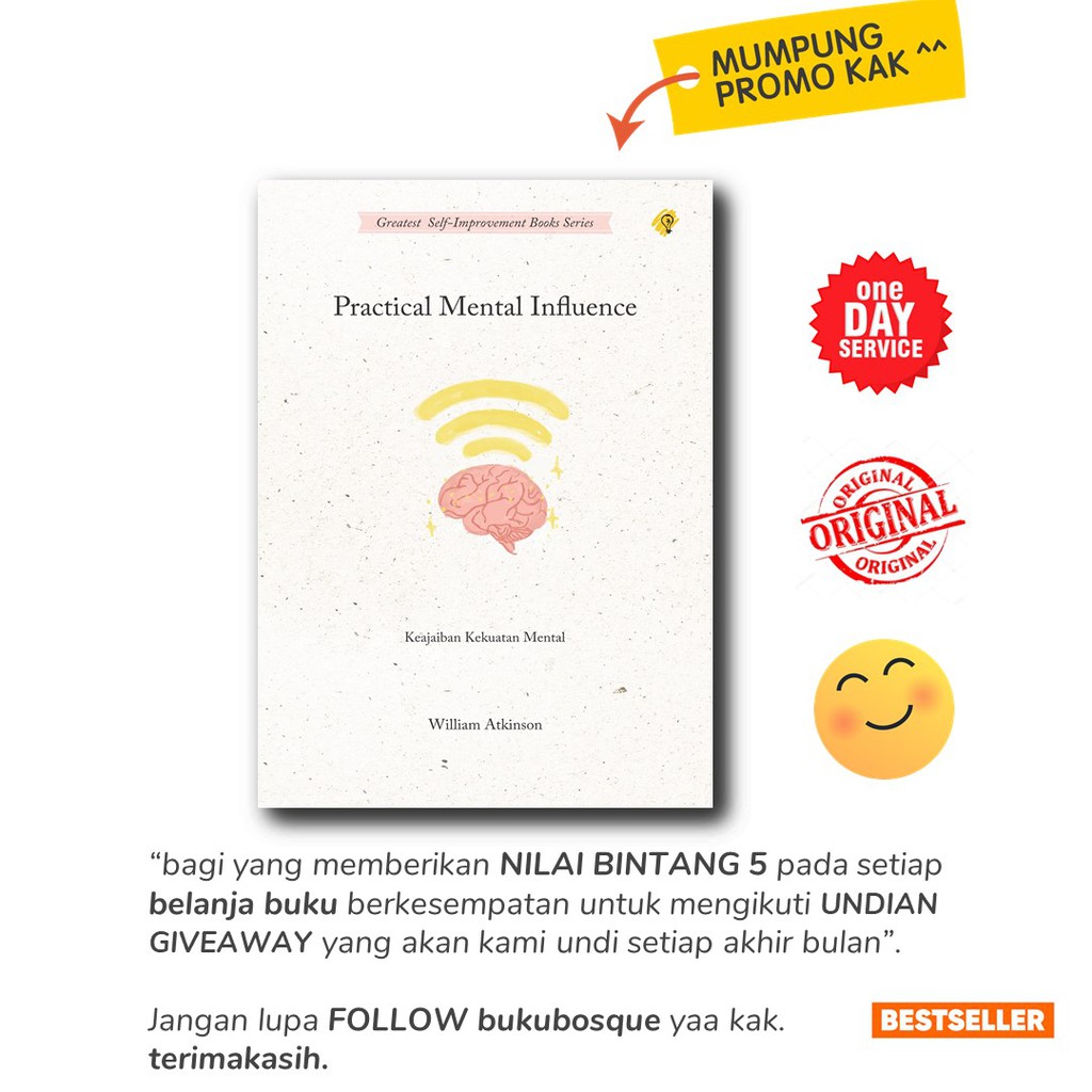 

BUKU PENGEMBANGAN DIRI !! PRACTICAL MENTAL INFLUENCE
