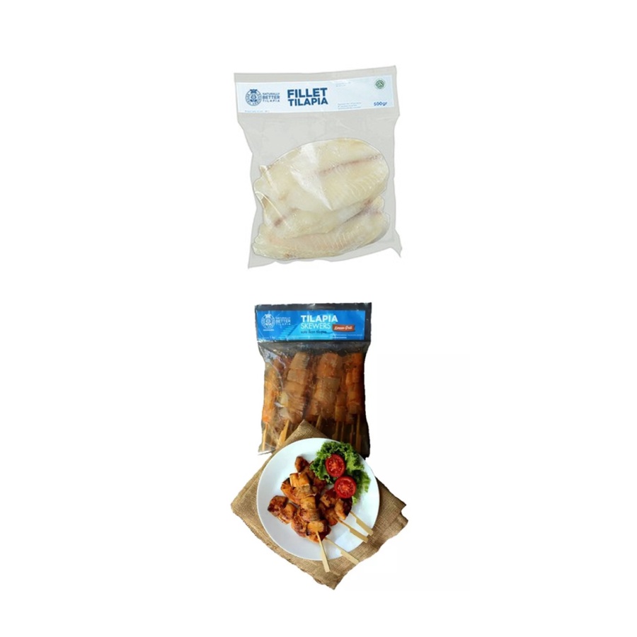 

Regal Springs Tilapia Fillet 500gr + Tilapia Fish Skewer Korean Grill 1kg | Bundling 2